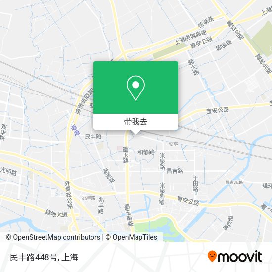 民丰路448号地图