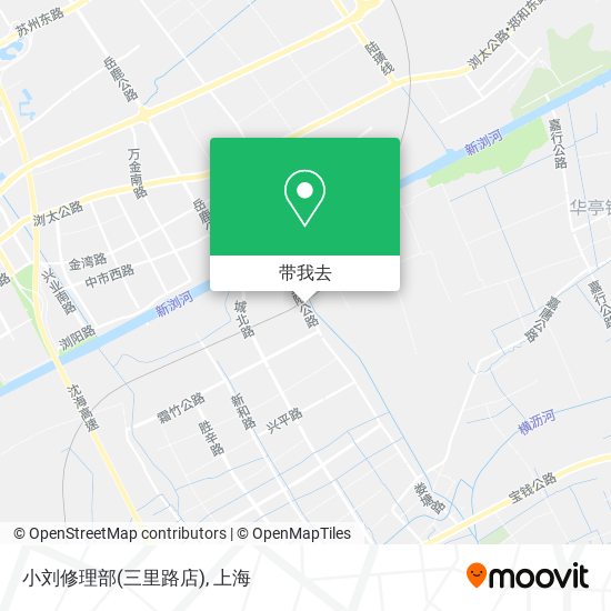 小刘修理部(三里路店)地图