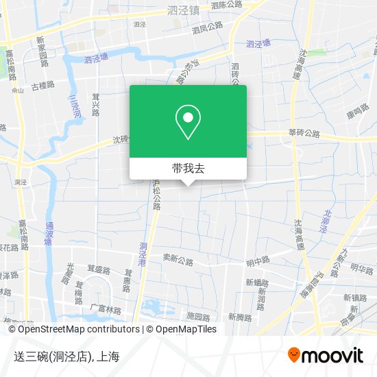 送三碗(洞泾店)地图