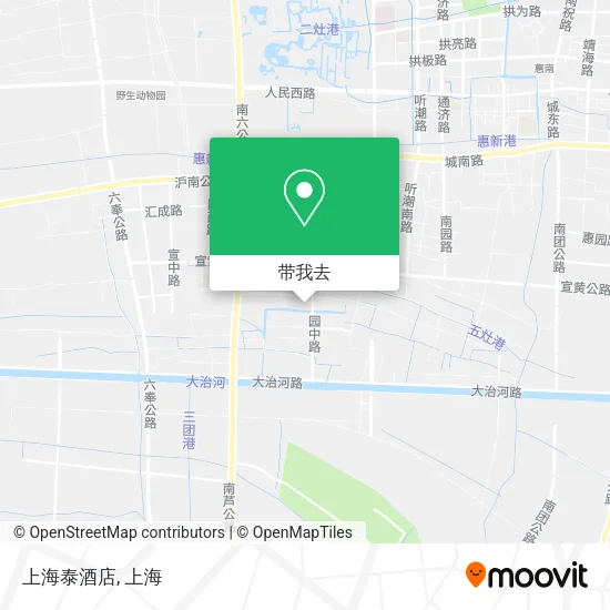 上海泰酒店地图