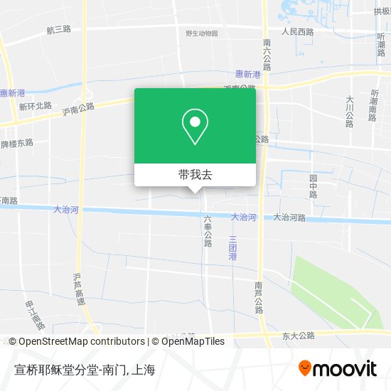 宣桥耶稣堂分堂-南门地图