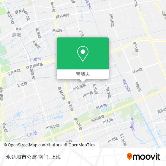 永达城市公寓-南门地图