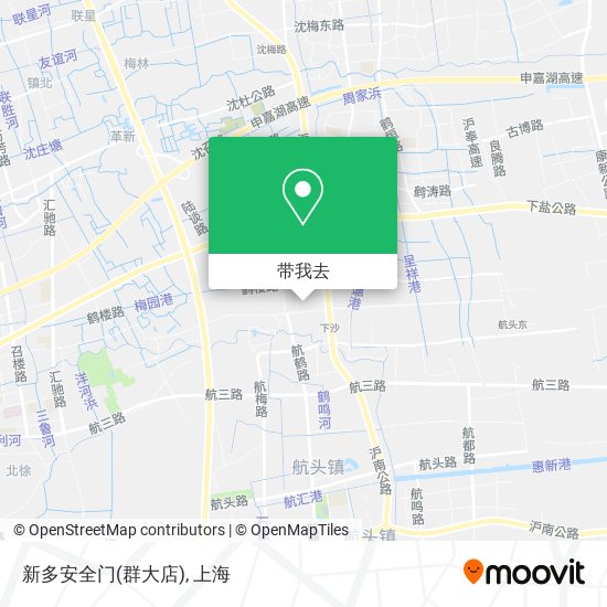 新多安全门(群大店)地图