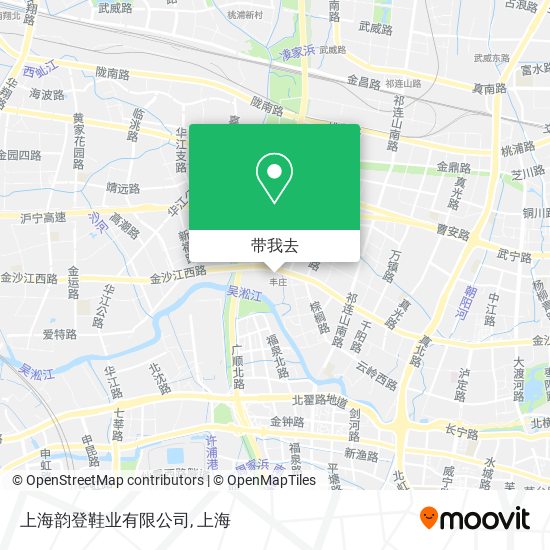 上海韵登鞋业有限公司地图