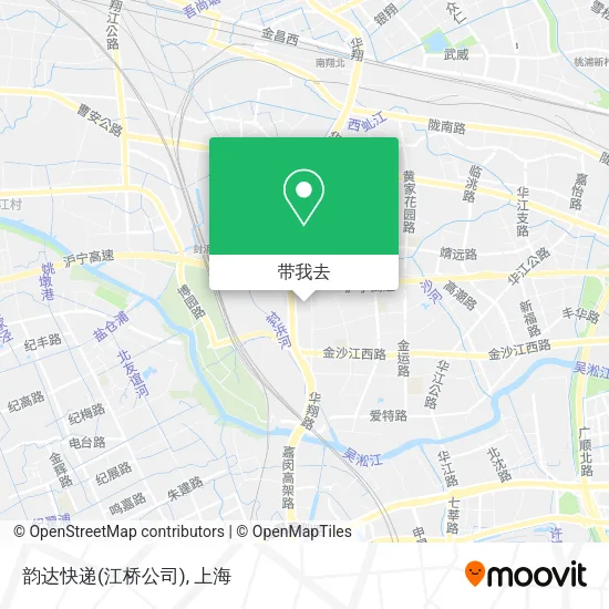 韵达快递(江桥公司)地图