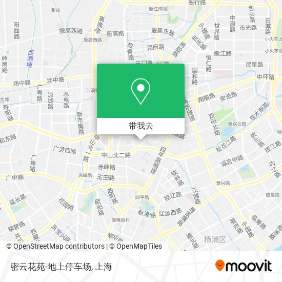 密云花苑-地上停车场地图