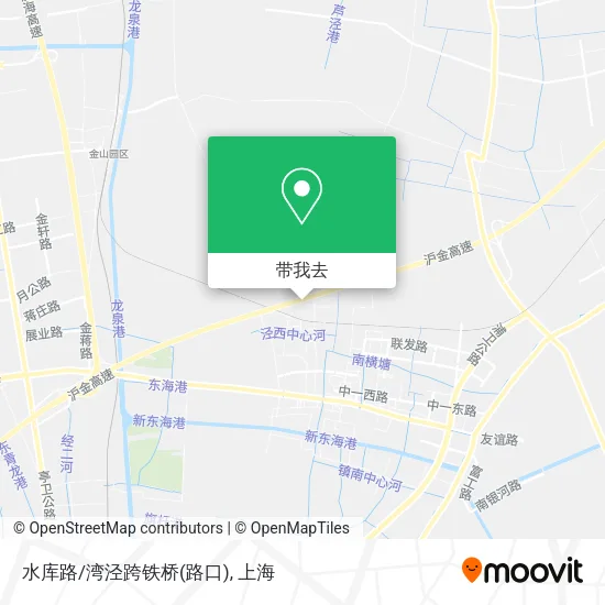 水库路/湾泾跨铁桥(路口)地图