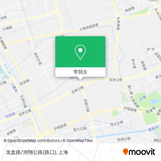 龙盘路/浏翔公路(路口)地图