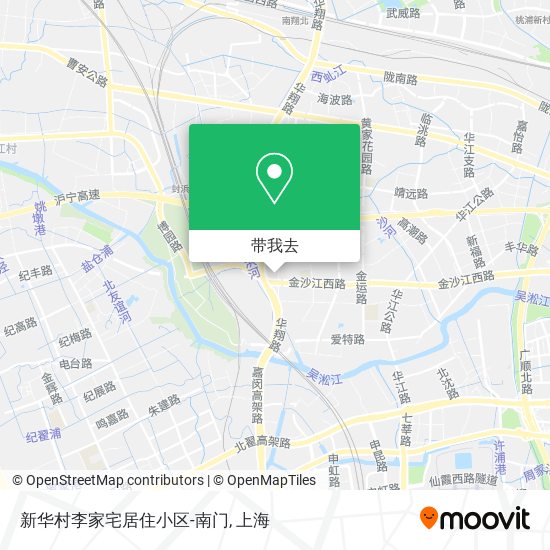 新华村李家宅居住小区-南门地图