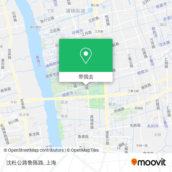 沈杜公路鲁陈路地图