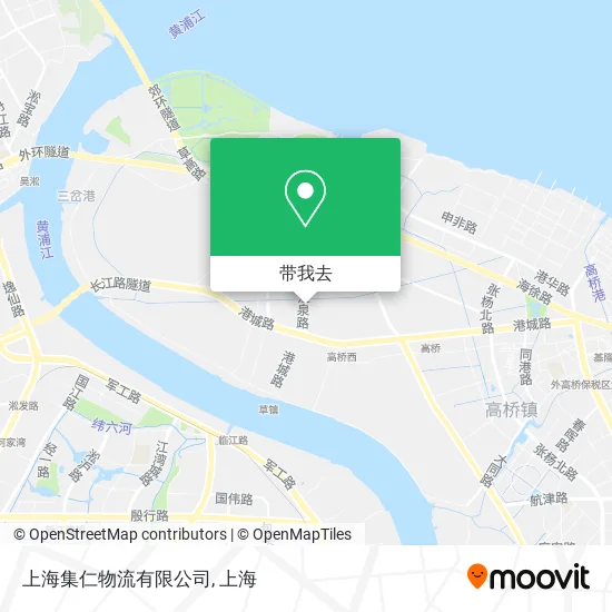 上海集仁物流有限公司地图