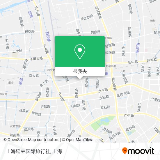 上海延林国际旅行社地图