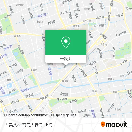 古美八村-南门人行门地图
