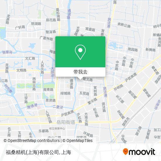 福桑精机(上海)有限公司地图