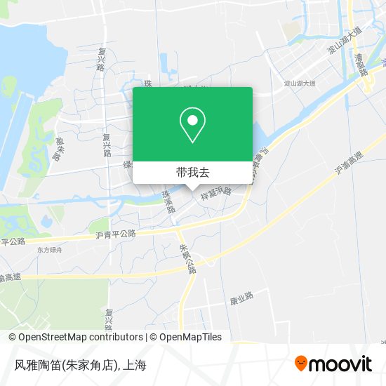 风雅陶笛(朱家角店)地图