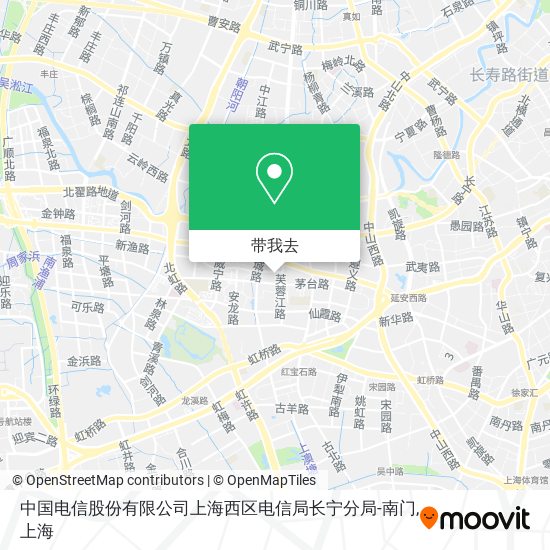 中国电信股份有限公司上海西区电信局长宁分局-南门地图