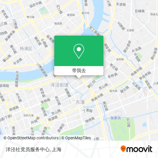 洋泾社党员服务中心地图