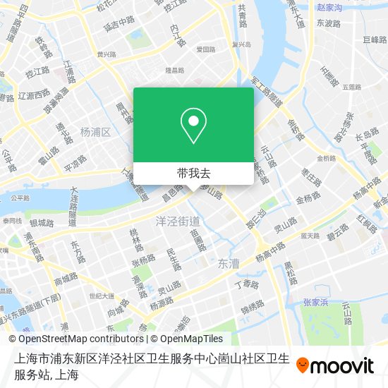 上海市浦东新区洋泾社区卫生服务中心崮山社区卫生服务站地图