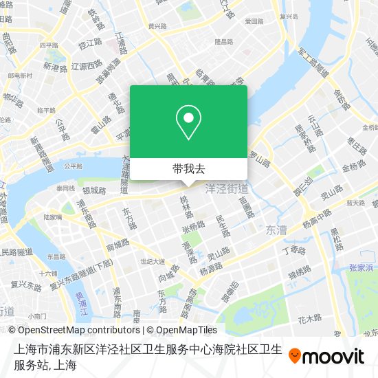 上海市浦东新区洋泾社区卫生服务中心海院社区卫生服务站地图