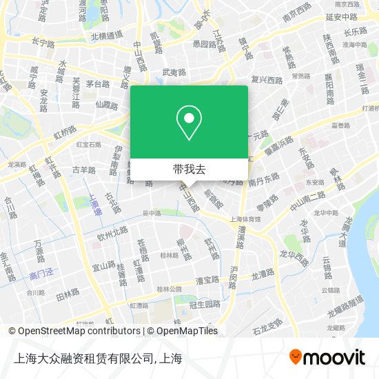 上海大众融资租赁有限公司地图