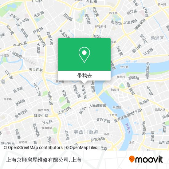 上海京顺房屋维修有限公司地图