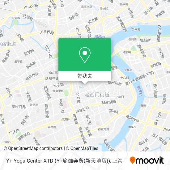 Y+ Yoga Center XTD (Y+瑜伽会所(新天地店))地图