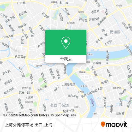 上海外滩停车场-出口地图