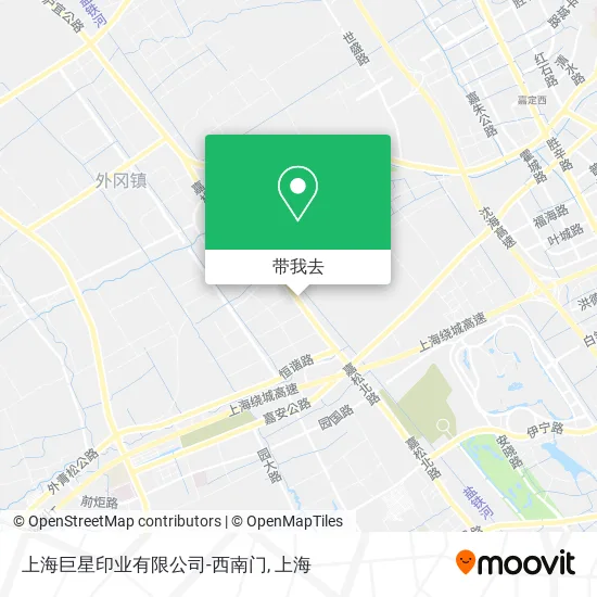 上海巨星印业有限公司-西南门地图