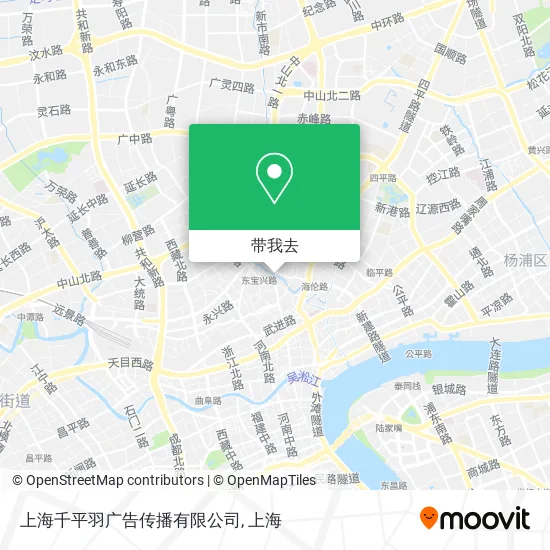 上海千平羽广告传播有限公司地图