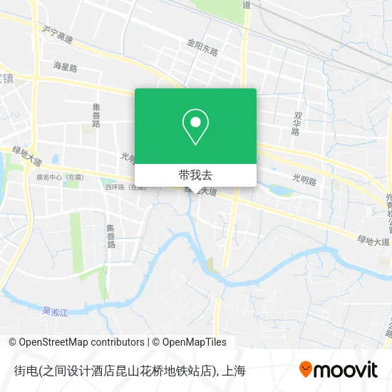 街电(之间设计酒店昆山花桥地铁站店)地图
