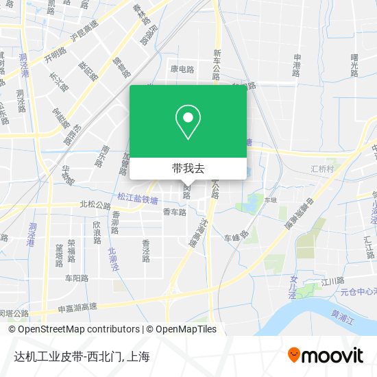 达机工业皮带-西北门地图