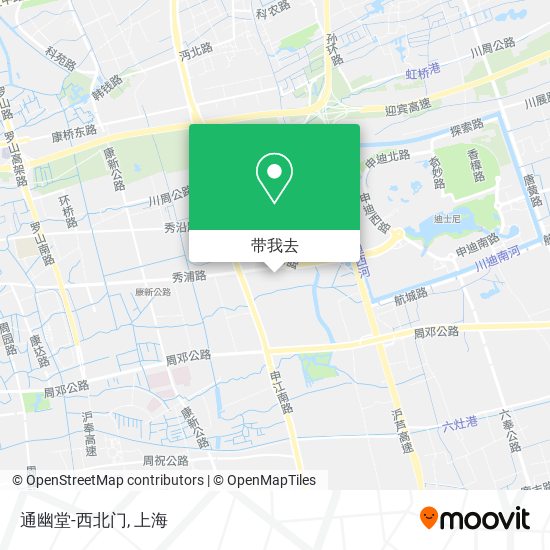 通幽堂-西北门地图