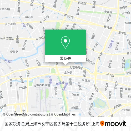 国家税务总局上海市长宁区税务局第十三税务所地图