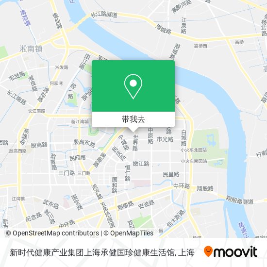 新时代健康产业集团上海承健国珍健康生活馆地图
