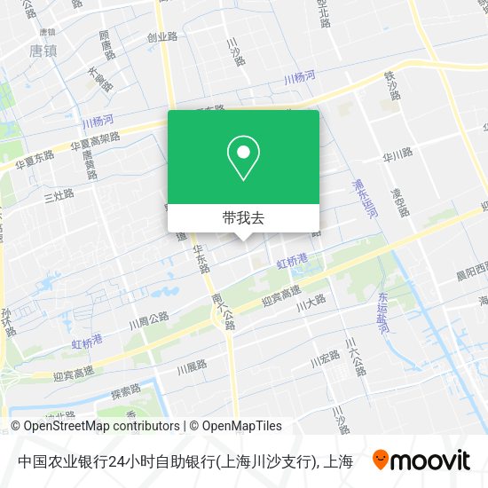 中国农业银行24小时自助银行(上海川沙支行)地图