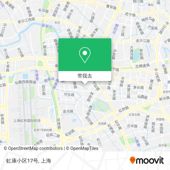 虹康小区17号地图
