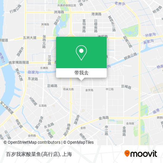 百岁我家酸菜鱼(高行店)地图