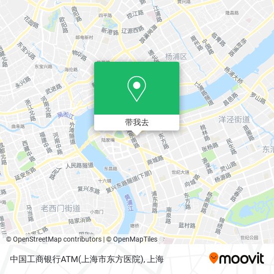 中国工商银行ATM(上海市东方医院)地图