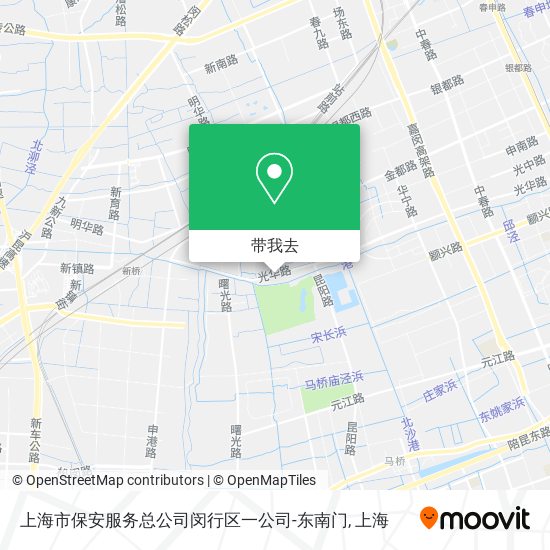 上海市保安服务总公司闵行区一公司-东南门地图