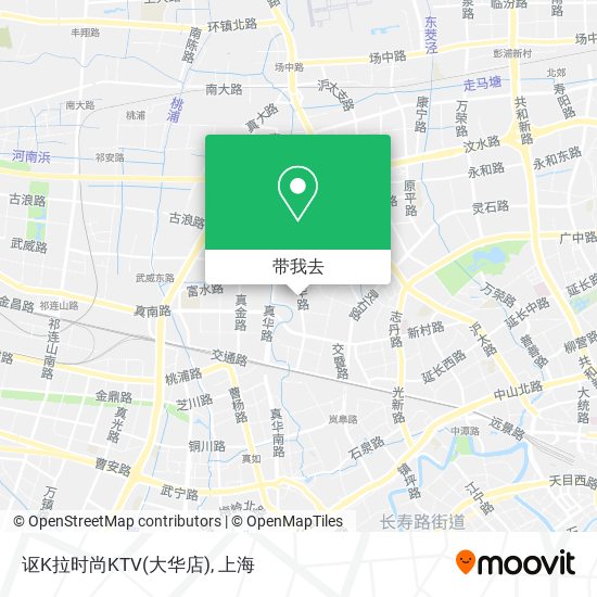 讴K拉时尚KTV(大华店)地图