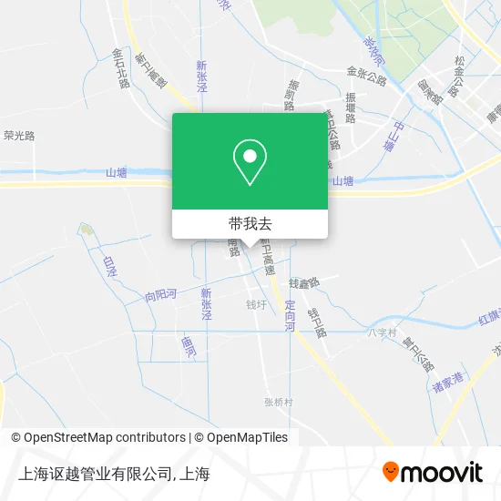上海讴越管业有限公司地图