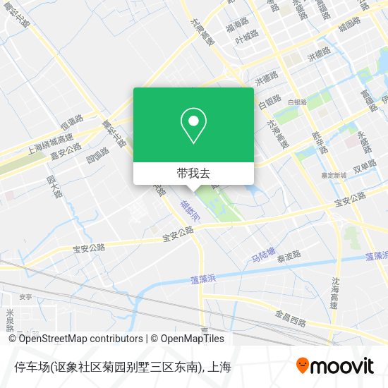 停车场(讴象社区菊园别墅三区东南)地图