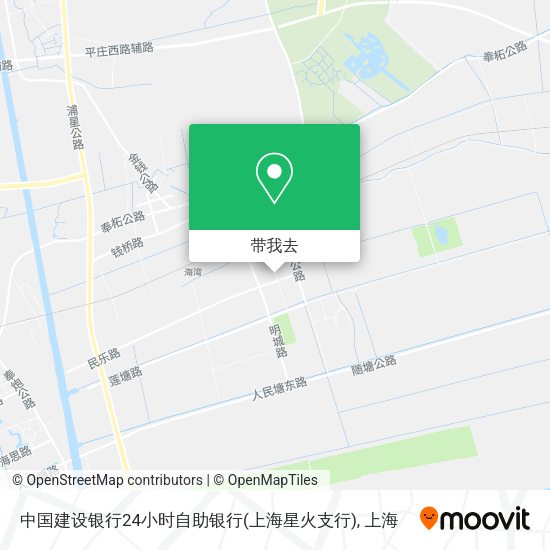 中国建设银行24小时自助银行(上海星火支行)地图