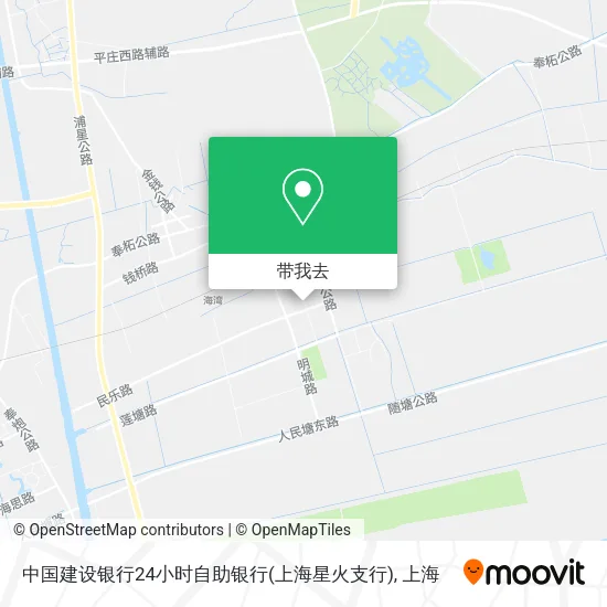 中国建设银行24小时自助银行(上海星火支行)地图