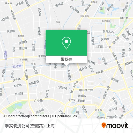 泰实装潢公司(奎照路)地图