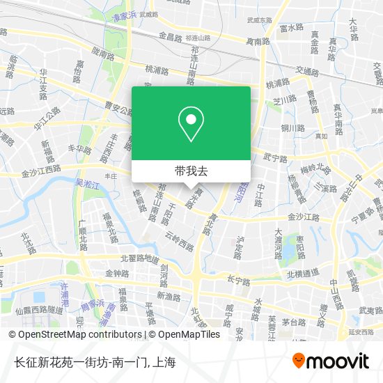 长征新花苑一街坊-南一门地图