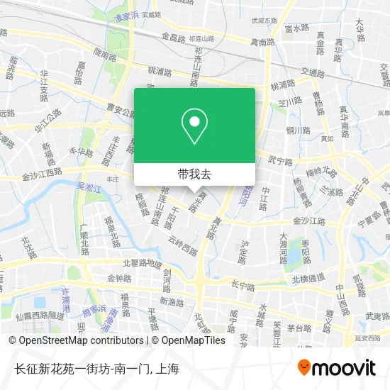 长征新花苑一街坊-南一门地图