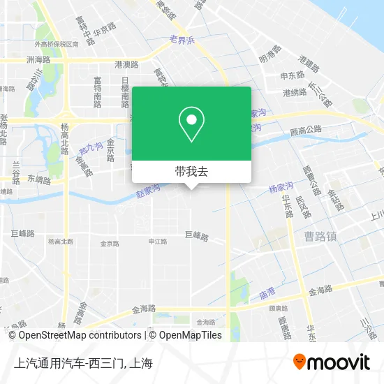上汽通用汽车-西三门地图