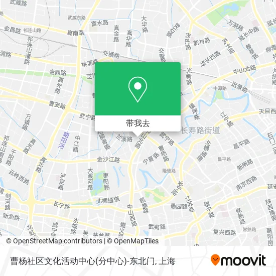 曹杨社区文化活动中心(分中心)-东北门地图