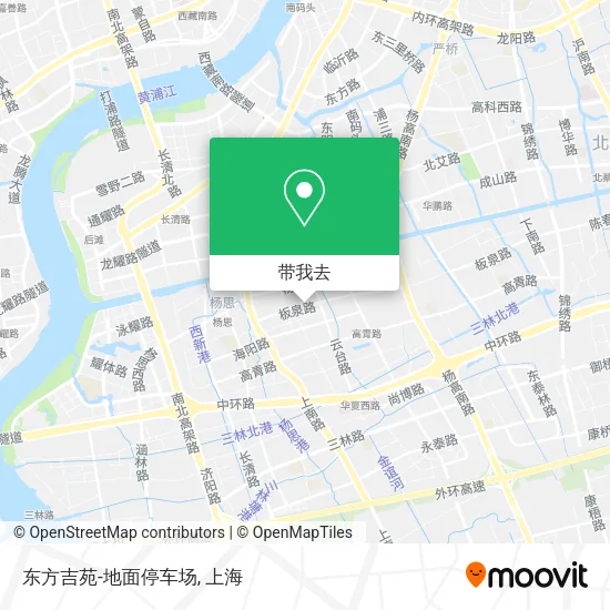 东方吉苑-地面停车场地图